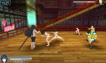 Senran Kagura 2 - Deep Crimson (Korea) screen shot game playing